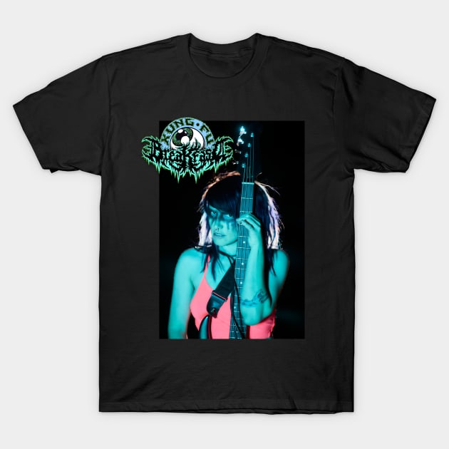 Cindy Clark Guitarwolf T-Shirt by KungFuBreakfast